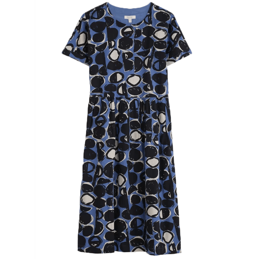 Seasalt Pebble Monoprint Brouse Dress